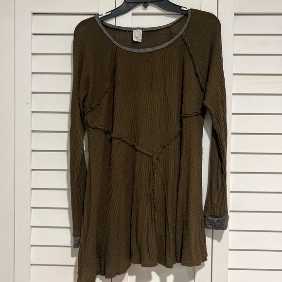 Long sleeve, Slowey waffle tunic - Picture 6 of 6